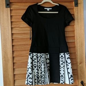 DVF Viola short sleeve mini dress